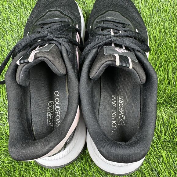 adidas Women's Black and Pink Sneakers - Picture 12 of 14